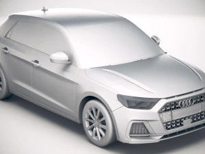 Audi A1 2019 3D Model
