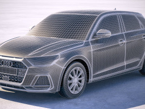 Audi A1 2019 3D Model