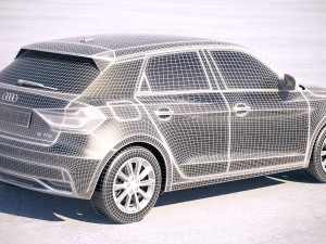 Audi A1 2019 3D Model