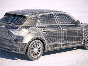 Audi A1 2019 3D Model