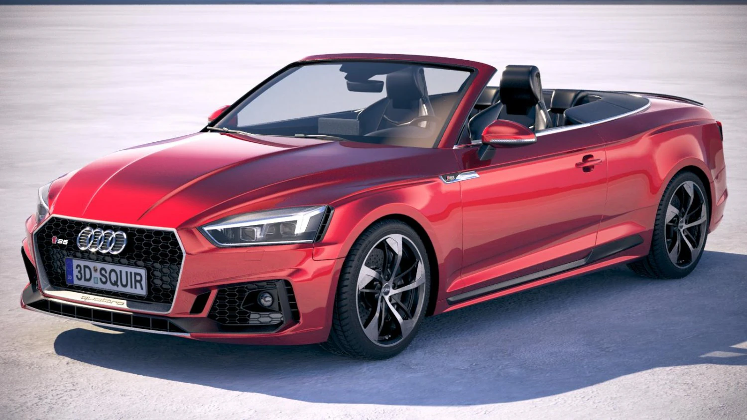 Audi RS5 Cabriolet 2019 3D Model .c4d .max .obj .3ds .fbx .stl .blend 