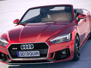 Audi RS5 Cabriolet 2019 3D Model