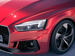 Audi RS5 Cabriolet 2019 3D Model