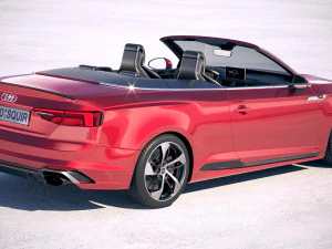 Audi RS5 Cabriolet 2019 3D Model