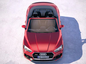 Audi RS5 Cabriolet 2019 3D Model