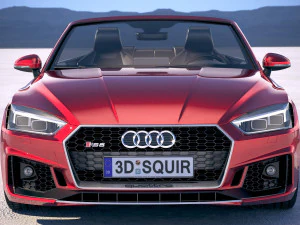Audi RS5 Cabriolet 2019 3D Model