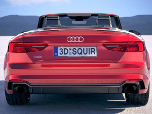 Audi RS5 Cabriolet 2019 3D Model