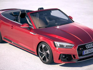 Audi RS5 Cabriolet 2019 3D Model