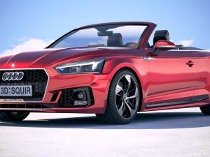 Audi RS5 Cabriolet 2019 3D Model