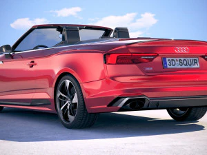 Audi RS5 Cabriolet 2019 3D Model