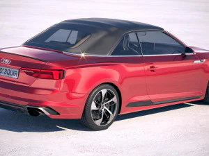 Audi RS5 Cabriolet 2019 3D Model