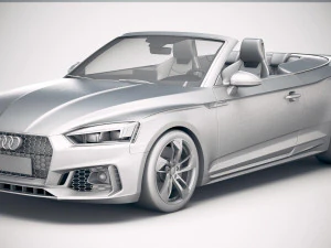 Audi RS5 Cabriolet 2019 3D Model