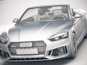 Audi RS5 Cabriolet 2019 3D Model