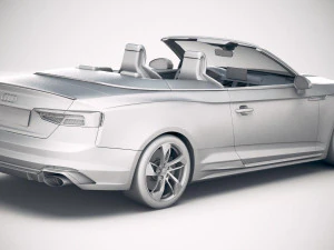 Audi RS5 Cabriolet 2019 3D Model