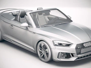 Audi RS5 Cabriolet 2019 3D Model