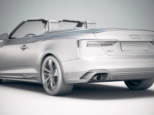 Audi RS5 Cabriolet 2019 3D Model