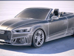 Audi RS5 Cabriolet 2019 3D Model