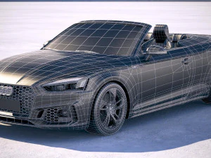 Audi RS5 Cabriolet 2019 3D Model