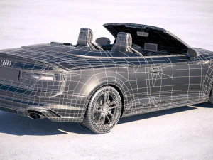 Audi RS5 Cabriolet 2019 3D Model