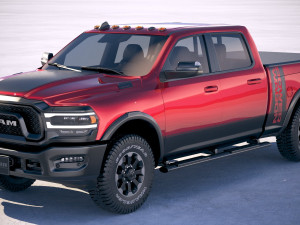 Ram Power Wagon 2019 3D 모델