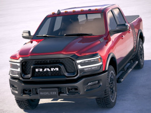 Ram Power Wagon 2019 3D 모델
