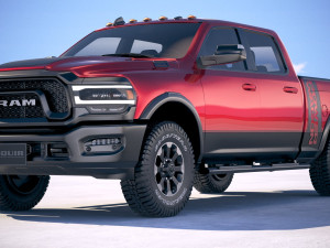 Ram Power Wagon 2019 3D 모델