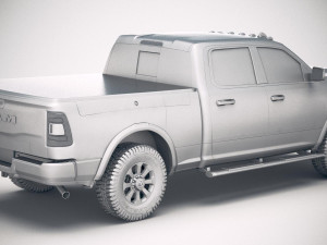 Ram Power Wagon 2019 3D 모델