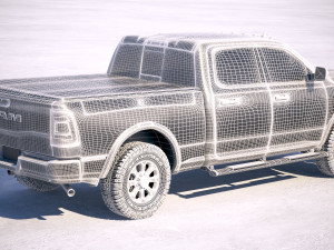 Ram Power Wagon 2019 3D 모델