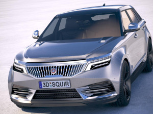 Generic Luxury SUV 2019 3D 模型