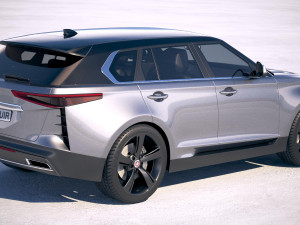 Generic Luxury SUV 2019 3D 模型