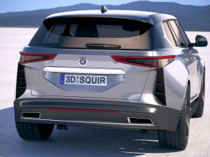 Generic Luxury SUV 2019 3D Model