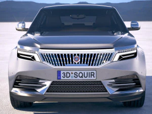 Generic Luxury SUV 2019 3D Model