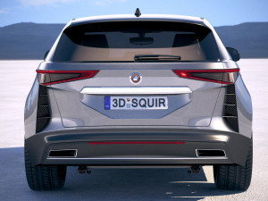 Generic Luxury SUV 2019 3D 模型