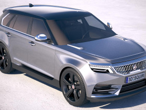 Generic Luxury SUV 2019 3D 模型