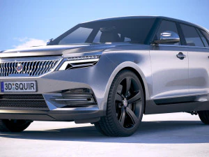 Generic Luxury SUV 2019 3D Model