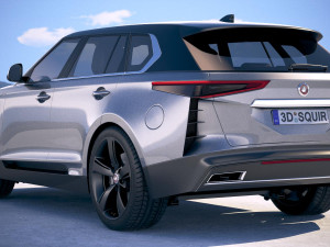 Generic Luxury SUV 2019 3D 模型