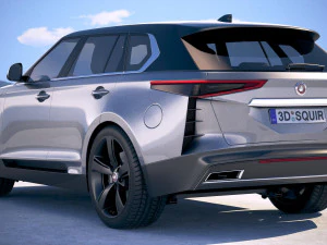 Generic Luxury SUV 2019 3D Model