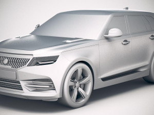 Generic Luxury SUV 2019 3D 模型