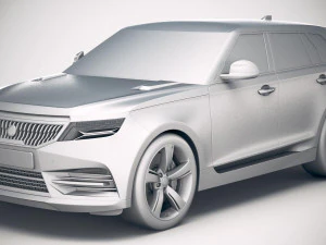 Generic Luxury SUV 2019 3D Model