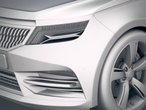 Generic Luxury SUV 2019 3D 模型