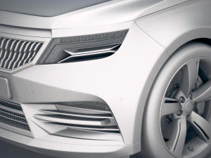 Generic Luxury SUV 2019 3D Model