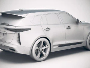Generic Luxury SUV 2019 3D Model