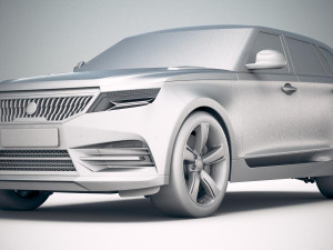 Generic Luxury SUV 2019 3D 模型