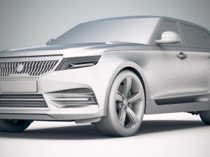 Generic Luxury SUV 2019 3D Model