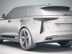 Generic Luxury SUV 2019 3D 模型