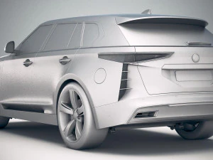 Generic Luxury SUV 2019 3D Model