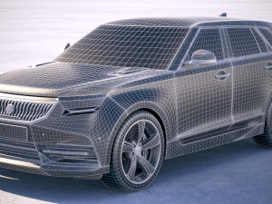 Generic Luxury SUV 2019 3D 模型