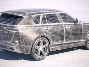 Generic Luxury SUV 2019 3D 模型