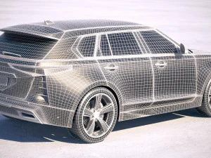 Generic Luxury SUV 2019 3D Model