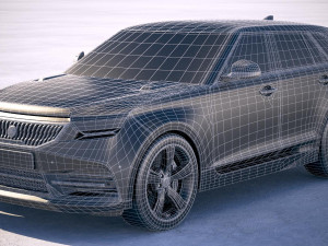 Generic Luxury SUV 2019 3D 模型